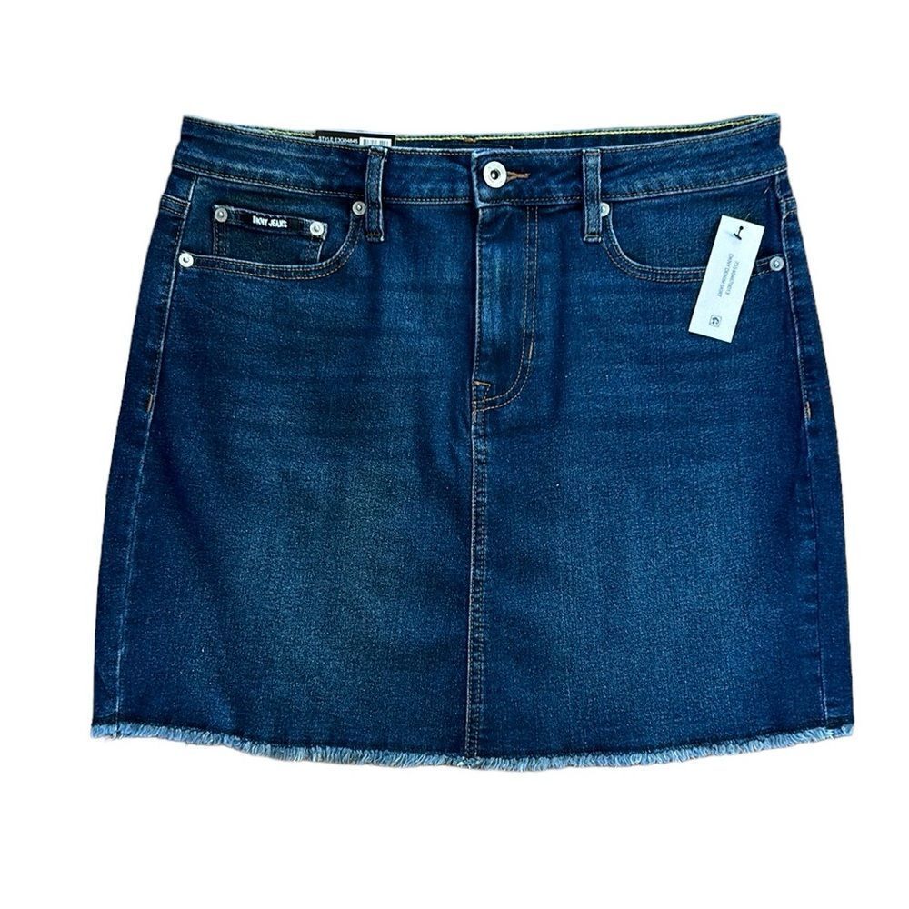 NEW DKNY MIDI Jean Skirt